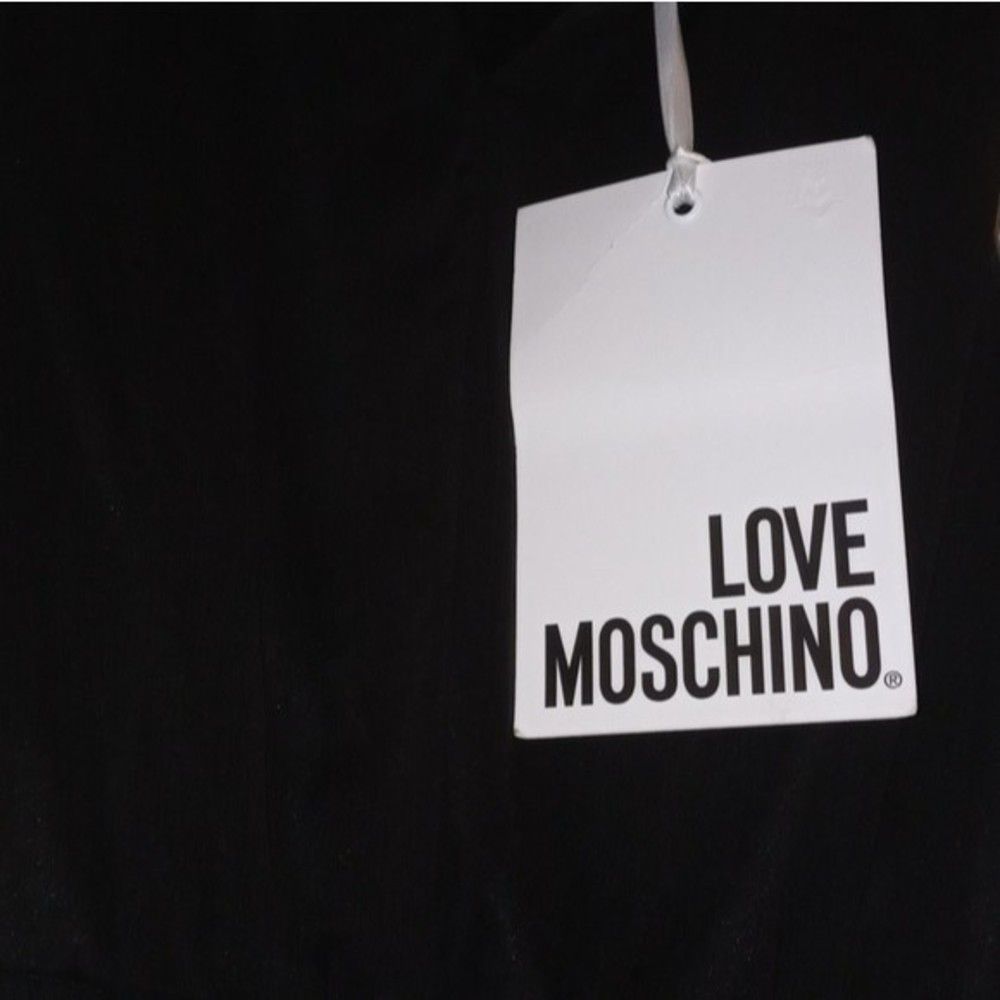 NWT Love Moschino Black Ruffle Dress - Picture 9 of 13